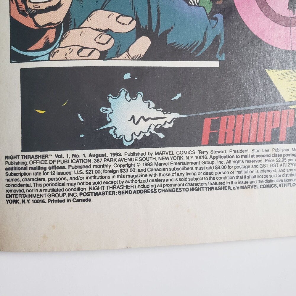 Marvel NIGHT THRASHER Comic - Picture 5 of 6